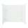 Ensemble 71114106-0 Vikrell Bathtub Walls and Surrounds in White