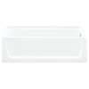Ensemble 7132R-5405NC-D-0 60-in x 32-in Bathtub, Walls and Door Kit, in White/Nickel with Clear Glass