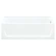 Ensemble 7132R-5405SC-D-0 60-in x 32-in Bathtub, Walls and Door Kit, in White/Chrome with Clear Glass