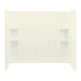 Ensemble Vikrell Bathtub Walls and Surrounds in Biscuit