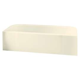 Accord 71141112-LNR-96 60-in L x 30-in W Rectangular Skirted Bathtub with Left-Hand Drain in Biscuit