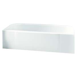 71141116-LNR Accord 60-in L x 30-in W Rectangular Skirted Bathtub with Left-Hand Drain in White