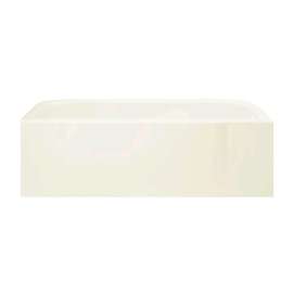 Accord 71141120-LNR-96 60-in L x 30-in W Rectangular Skirted Bathtub with Right-Hand Drain in Biscuit