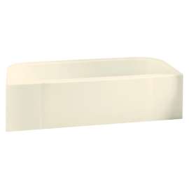 Accord 71141122-LNR-96 60-in L x 30-in W Rectangular Skirted Bathtub with Right-Hand Drain in Biscuit