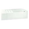 Accord 71141124-LNR-0 60-in L x 30-in W Rectangular Skirted Bathtub with Right-Hand Drain in White