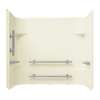 Accord 71144113-96 Vikrell Bathtub Walls and Surrounds in Biscuit