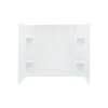 Accord 71164106-0 Vikrell Bathtub Walls and Surrounds in White