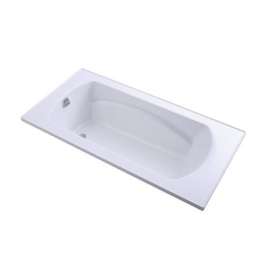 71301100 Lawson 72-in L x 36-in W Oval In Rectangle Tub