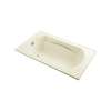Whirlpool Bath 72-in L X 42-in W in Biscuit  - Includes Protective Liner