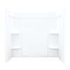 Ensemble 71374100-0 55-in x 60-in x 31.25-in Vikrell Bathtub Wall Surround in White