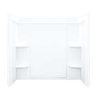 Ensemble Vikrell 31.25-In X 60-In X 55-In Bathtub Wall Surround