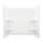 55-in x 60-in x 31.25-in Vikrell Bathtub Wall Surround in White