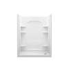 Alcove Shower Kit 30-in L x 60-in W x 72.5-in H in White