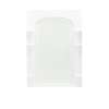 48-in x 72-1/2-in Shower Back Wall in White