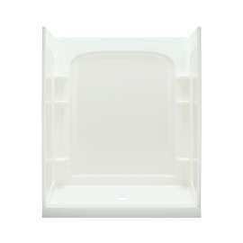 75.75-in x 34-in x 60-in Vikrell Wall and Floor 4-Piece Alcove Shower Kit