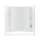 Accord 72270100-0 77-in x 36-in x 60-in Vikrell Wall and Floor 4-Piece Alcove Shower Kit in White