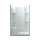 Alcove Shower Kit 36-in L x 48-in W x 74.75-in H in White