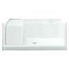 Accord 72281100-0 Shower Base 36-in L x 48-in W with Center Drain in White