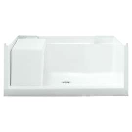 Accord 72281100-0 Shower Base 36-in L x 48-in W with Center Drain in White