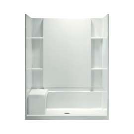 Alcove Shower Kit 36-in L x 60-in W x 76-in H