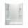Accord 72290100-0 Alcove Shower Kit 36-in L x 60-in W x 76-in H White