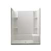 Alcove Shower Kit 36-in L x 60-in W x 76-in H White