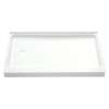 Shower Base 30-in L x 60-in W with Left-Hand Drain in White