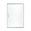Frameless Sliding Shower Door 70.0625-in H x 44.625-47.625-in W with Clear Glass in Brushed Nickel