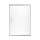 Frameless Sliding Shower Door 70.0625-in H x 44.625-47.625-in W with Clear Glass in Brushed Nickel