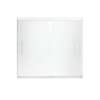 Finesse 56.625 To 59.625-In X 55.5-In Frameless Alcove Shower Door With Frosted Glass