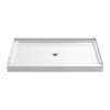 Guard+ 72321100-0 Shower Base 34-in L x 48-in W with Center Drain in White