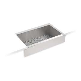 34" undermount single-bowl farmhouse kitchen sink