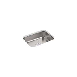 23-1/2" undermount single-bowl kitchen sink