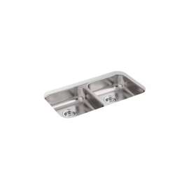 32" undermount double-bowl kitchen sink