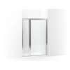 69" H pivot shower door with 1/8"-thick glass