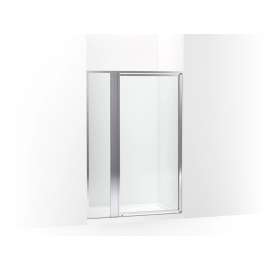 69" H pivot shower door with 1/8"-thick glass