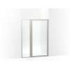 69" H pivot shower door with 1/8"-thick glass