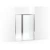 69" H pivot shower door with 1/8"-thick glass