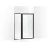 69" H pivot shower door with 1/8"-thick glass