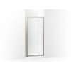 72" H pivot shower door with 1/8"-thick glass