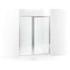 72" H pivot shower door with 1/8"-thick glass