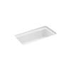 33-1/2" undermount single-bowl kitchen sink