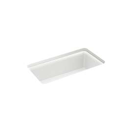 33-1/2" undermount single-bowl kitchen sink