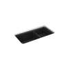 33-1/2" undermount double-bowl kitchen sink