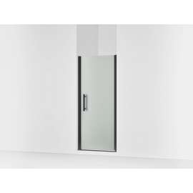 67" H pivot shower door with 5/16"-thick glass