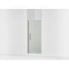67" H pivot shower door with 5/16"-thick glass