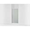 67" H pivot shower door with 5/16"-thick glass