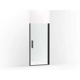 67" H pivot shower door with 5/16"-thick glass