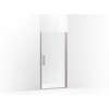 67" H pivot shower door with 5/16"-thick glass