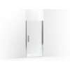 67" H pivot shower door with 5/16"-thick glass
